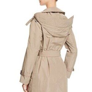 Michael Kors Trench Coat with Detachable Hood